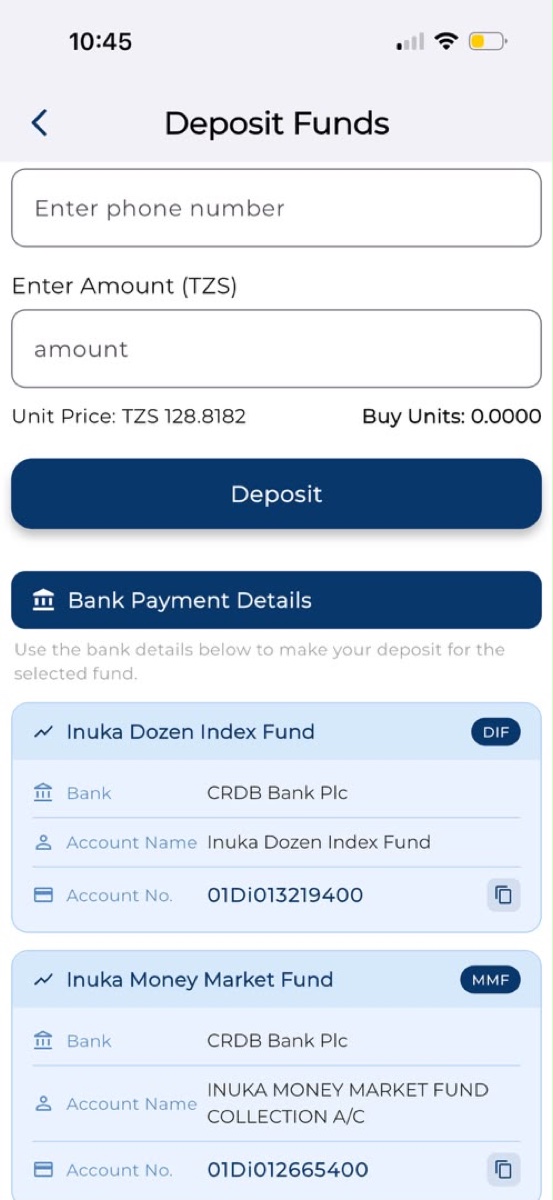 Inuka Fund App screenshot 3